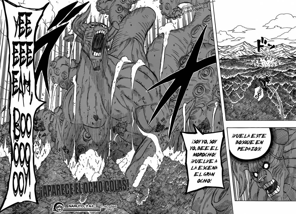 Manga Naruto 565: Jinchuriki Vs Jinchuriki